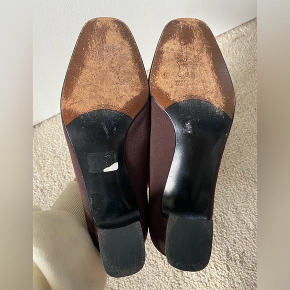 Stuart Weitzman vintage brown heels size 6.5 - Picture 6 of 6